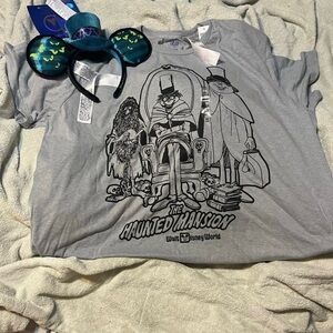 Walt Disney world haunted mansion 50 anniversary vault shirt 2Xl XXL ears neW